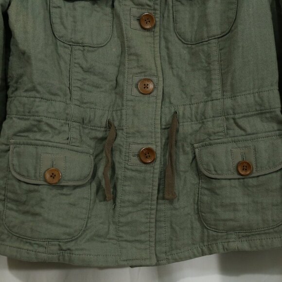 Banana Republic Heritage Military Utility Jacket Olive Green Women’s Size M - Picture 4 of 8